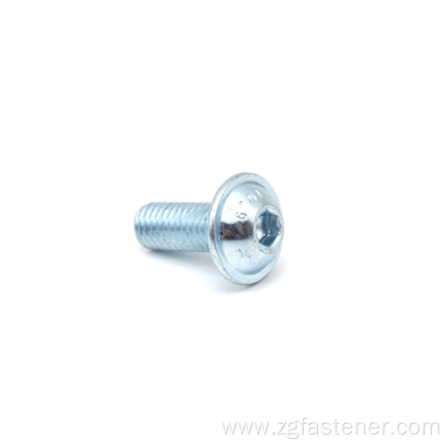 Socket Screw With Collar Hexagon Socket Round Head Screws